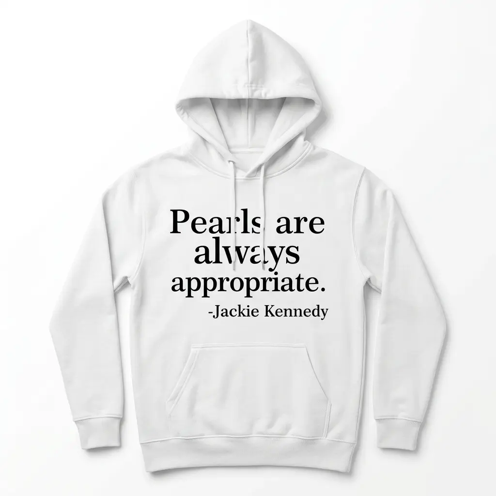 Pearls Are Always Appropriate Quote T-Shirt 2 pearls are always appropriate quote t shirt 1.jpg