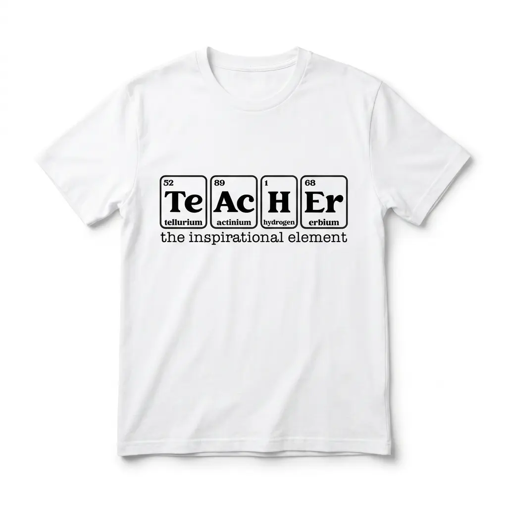 Periodic Table Teacher T-Shirt 1 periodic table teacher t shirt.jpg