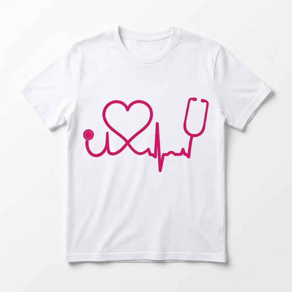 pink stethoscope heartbeat nurse t shirt.jpg