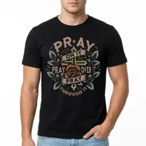 Pray On It Faith Graphic T-Shirt 8 pray on it faith graphic t shirt 2.jpg
