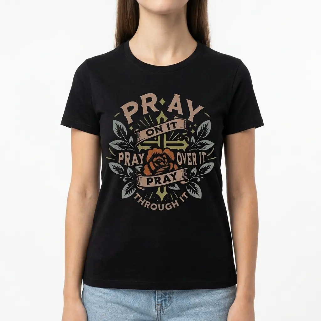 Pray On It Faith Graphic T-Shirt 4 pray on it faith graphic t shirt 3.jpg