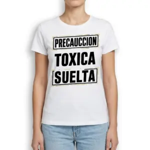 Precaucion Toxica Suelta Spanish T-Shirt 9 precaucion toxica suelta spanish t shirt 3.jpg