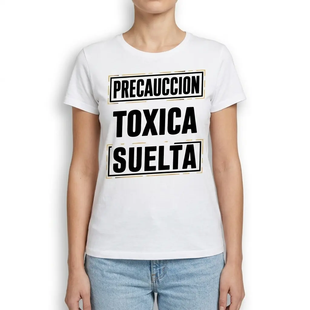 Precaucion Toxica Suelta Spanish T-Shirt 4 precaucion toxica suelta spanish t shirt 3.jpg