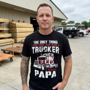 Proud Trucker Papa T-Shirt – Funny Grandpa Gift 11 proud trucker papa t shirt funny grandpa gift 5.jpg