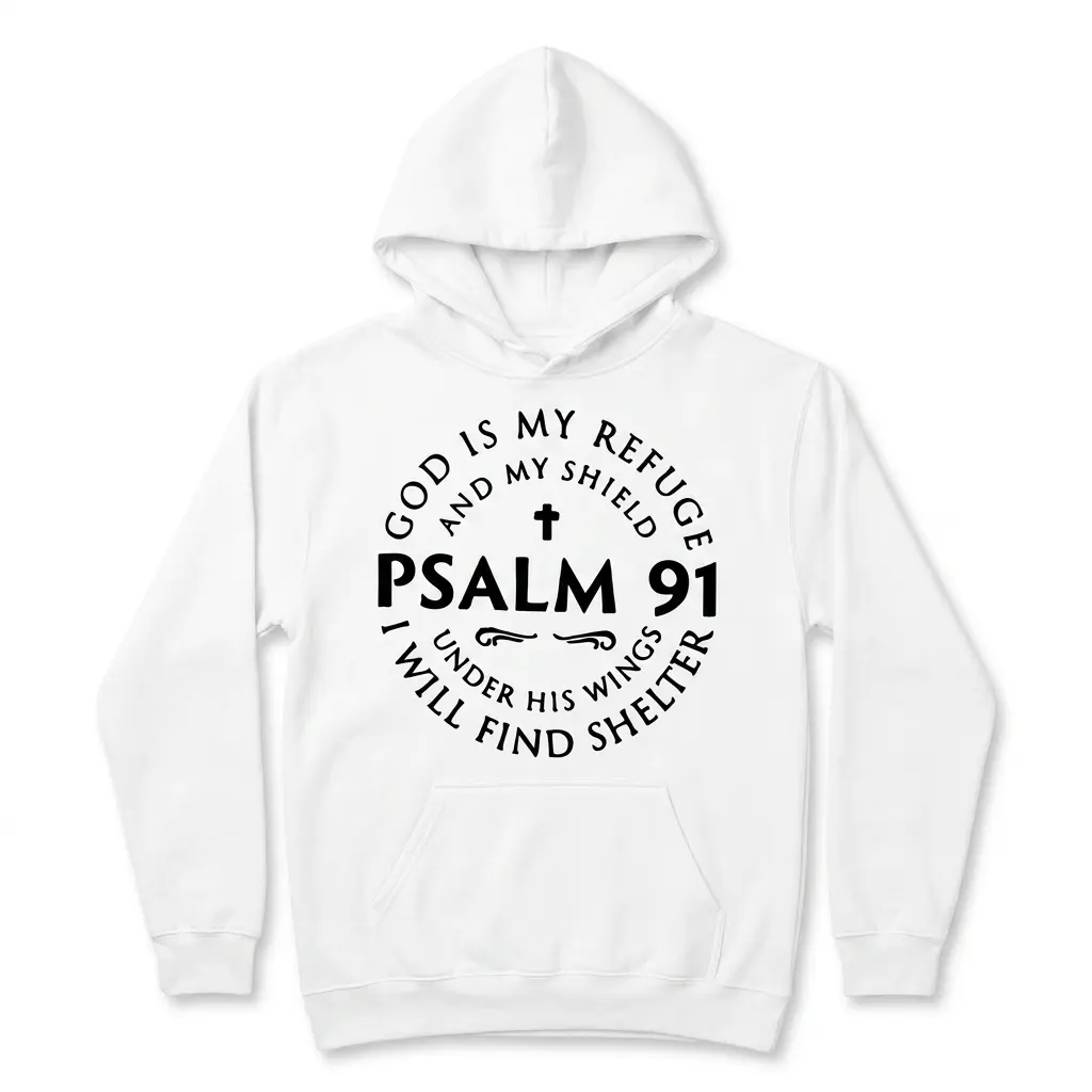 Psalm 91 Christian Faith T-Shirt 2 psalm 91 christian faith t shirt 1.jpg