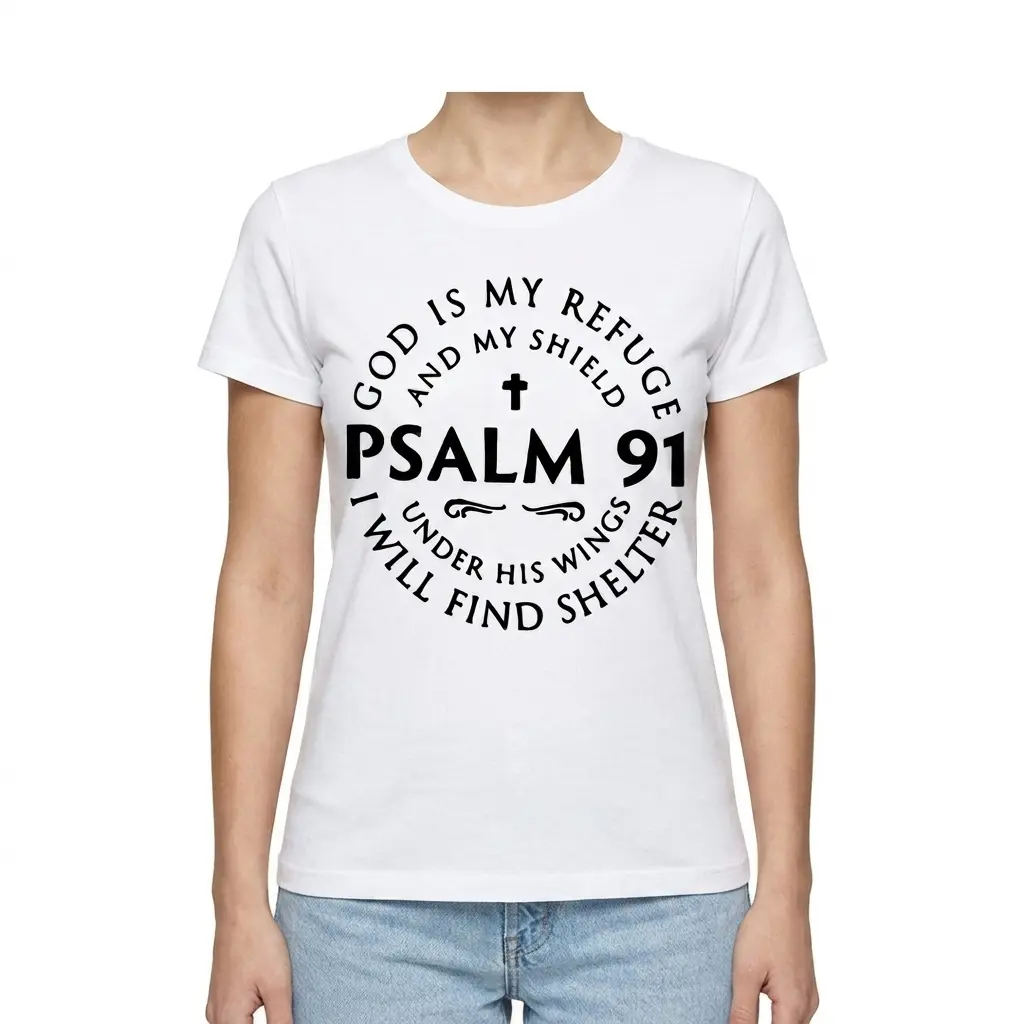 Psalm 91 Christian Faith T-Shirt 4 psalm 91 christian faith t shirt 3.jpg