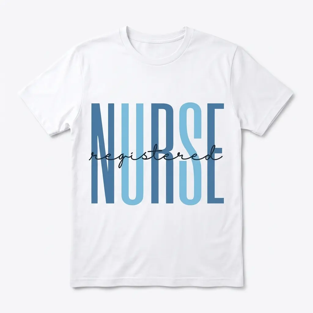 Registered Nurse Typography T-Shirt 1 registered nurse typography t shirt.jpg