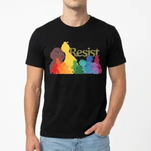Resist Retro Silhouette Graphic T-Shirt 8 resist retro silhouette graphic t shirt 2.jpg