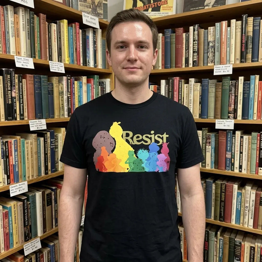 Resist Retro Silhouette Graphic T-Shirt 6 resist retro silhouette graphic t shirt 5.jpg