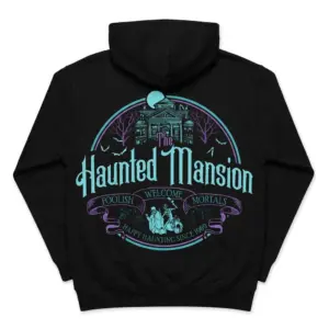 Retro Haunted Mansion Foolish Mortals T-Shirt 7 retro haunted mansion foolish mortals t shirt 1.jpg