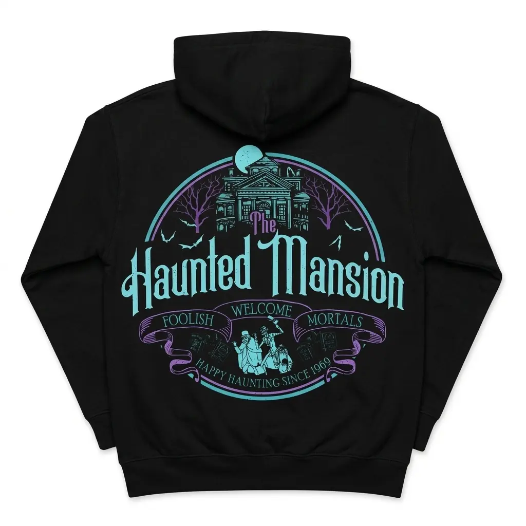 retro haunted mansion foolish mortals t shirt 1.jpg