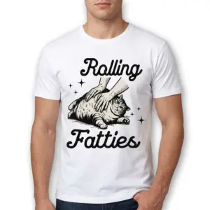 Rolling Fatties Funny Cat T-Shirt 10 rolling fatties funny cat t shirt 4.jpg