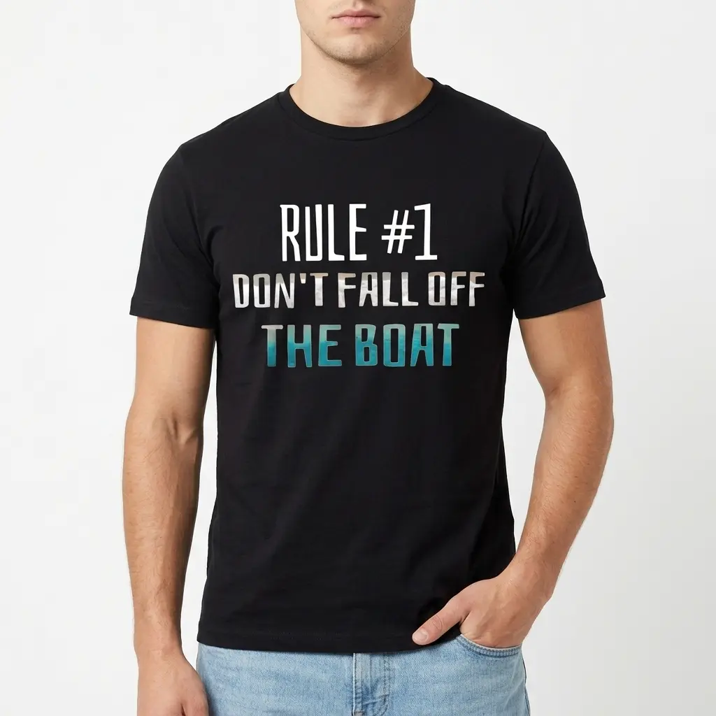 Rule Number One Boating T-Shirt 3 rule number one boating t shirt 2.jpg