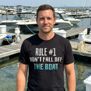 Rule Number One Boating T-Shirt 11 rule number one boating t shirt 5.jpg
