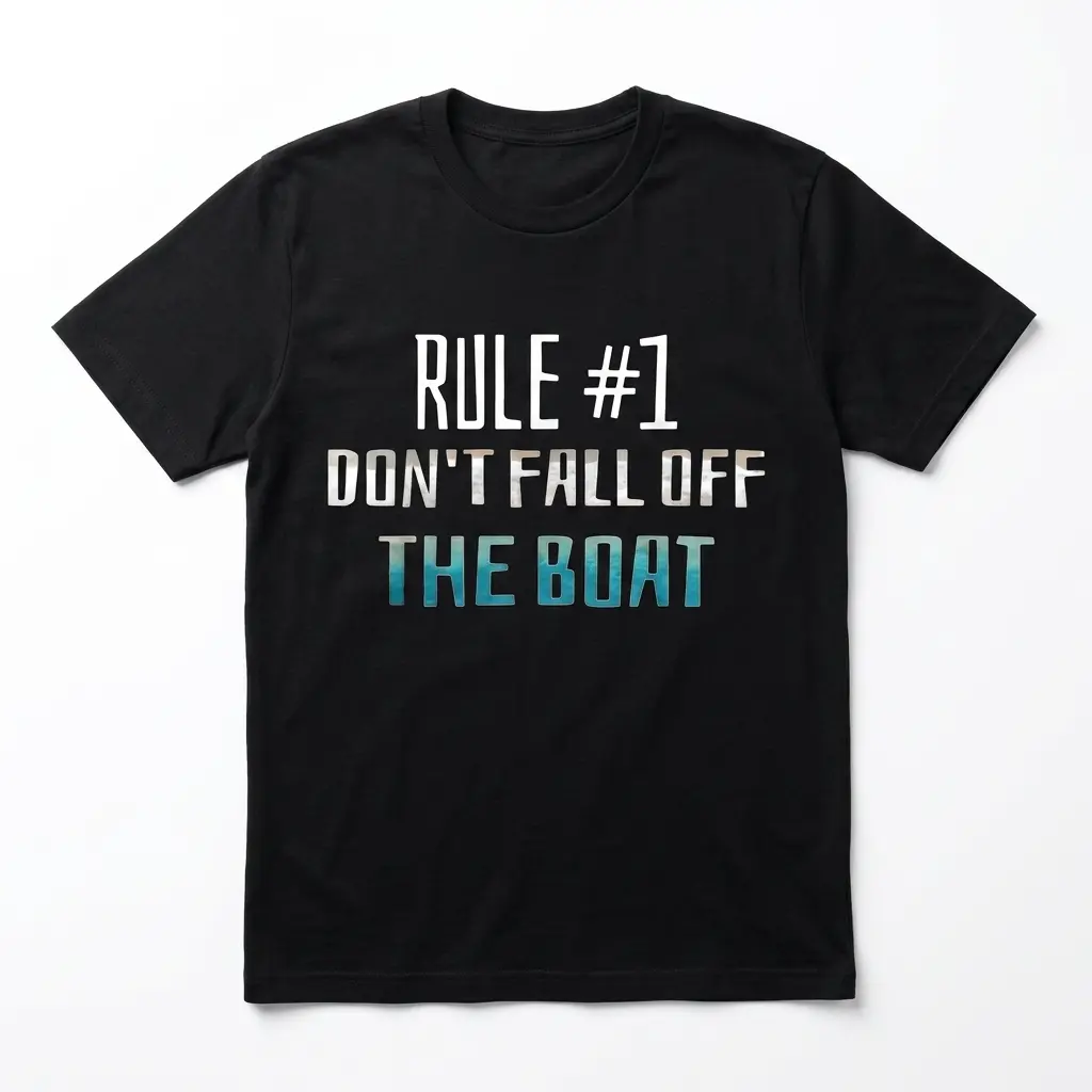 Rule Number One Boating T-Shirt 1 rule number one boating t shirt.jpg