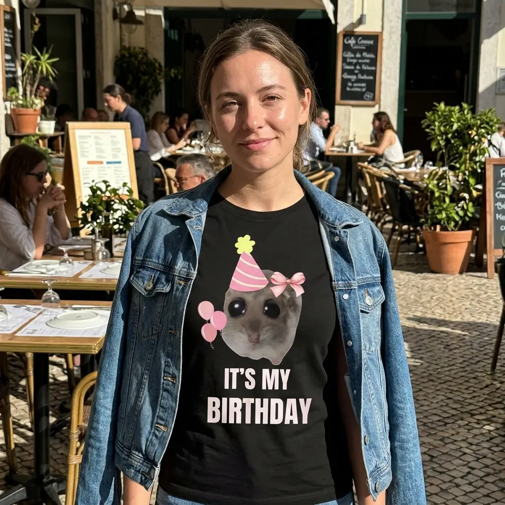 Sad Hamster It's My Birthday T-Shirt 6 sad hamster its my birthday t shirt 5.jpg