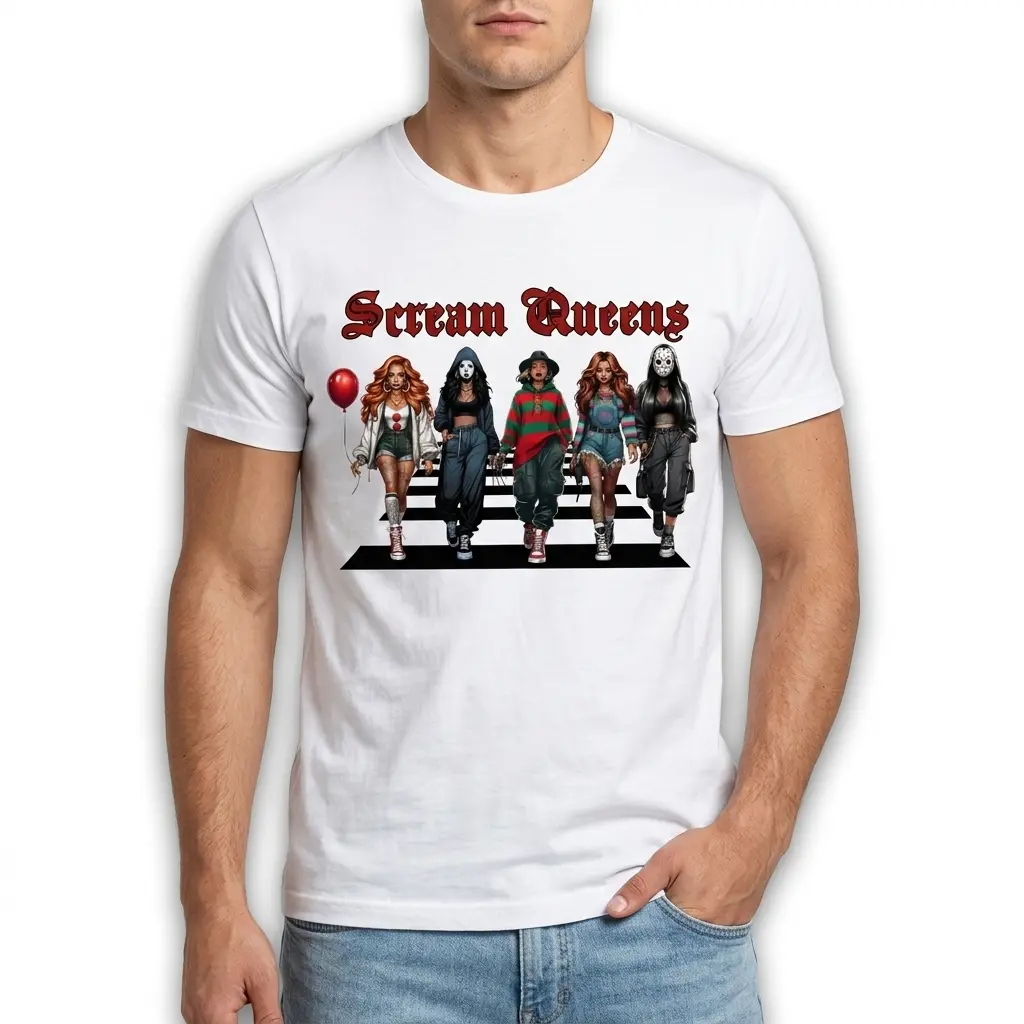 Scream Queens Horror Character T-Shirt 3 scream queens horror character t shirt 2.jpg