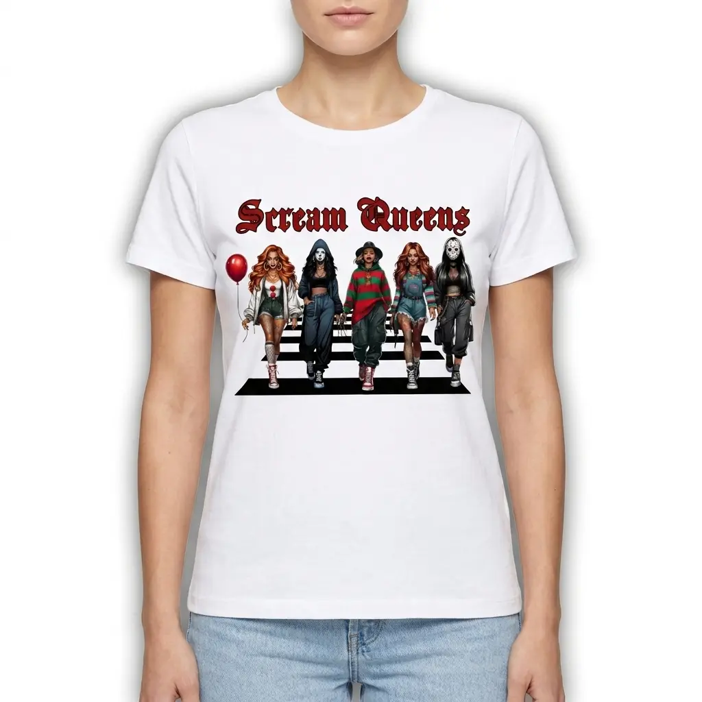 Scream Queens Horror Character T-Shirt 4 scream queens horror character t shirt 3.jpg