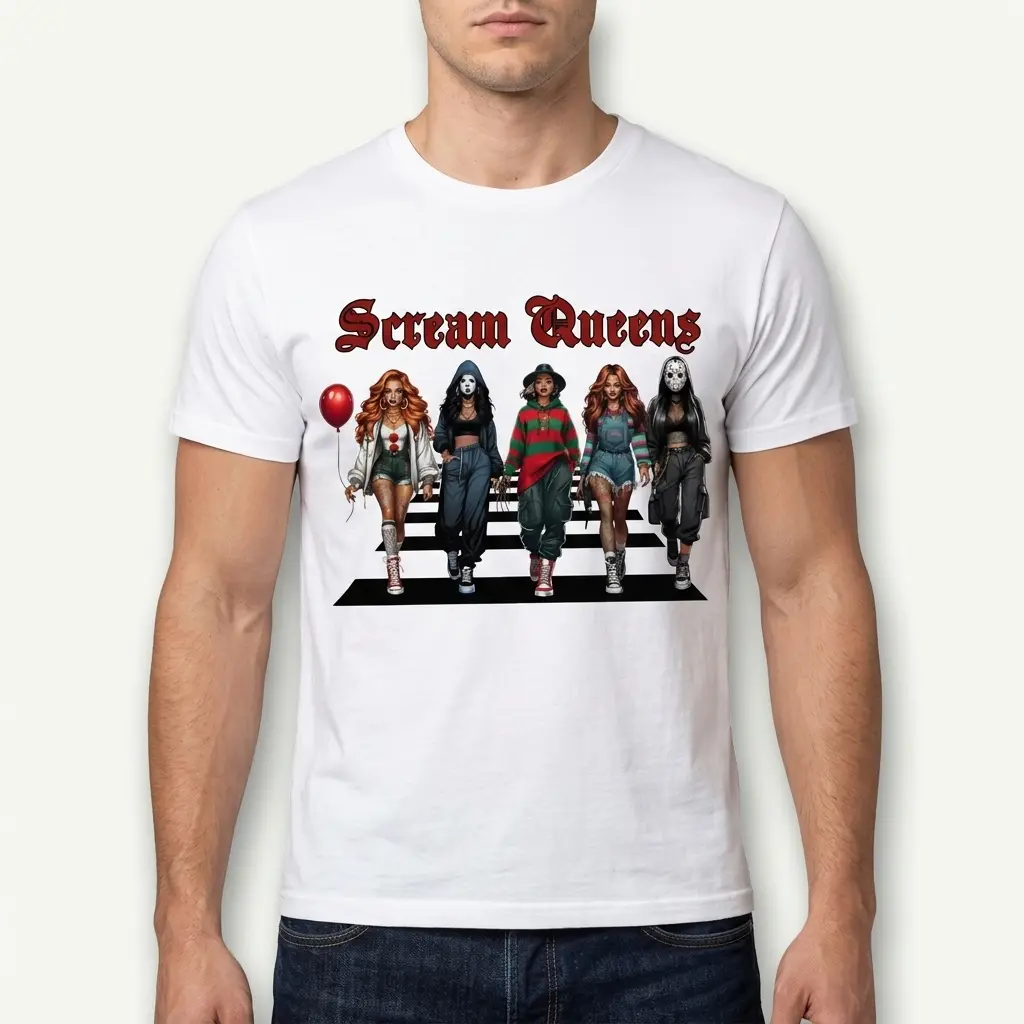 Scream Queens Horror Character T-Shirt 5 scream queens horror character t shirt 4.jpg