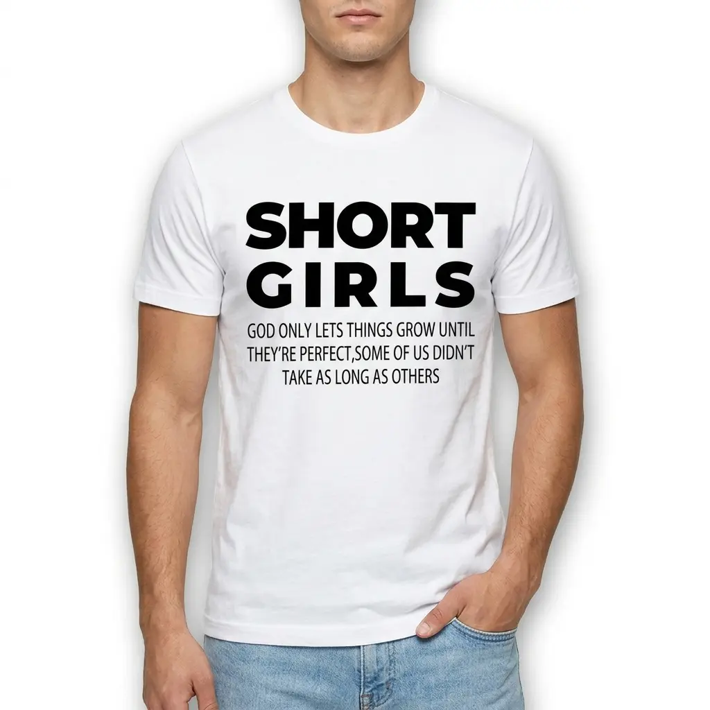 Short Girls Funny Sarcastic T-Shirt 3 short girls funny sarcastic t shirt 2.jpg