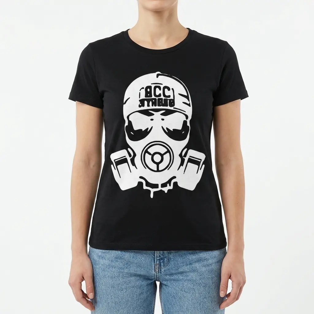 Skull Gas Mask Graphic T-Shirt 4 skull gas mask graphic t shirt 3.jpg