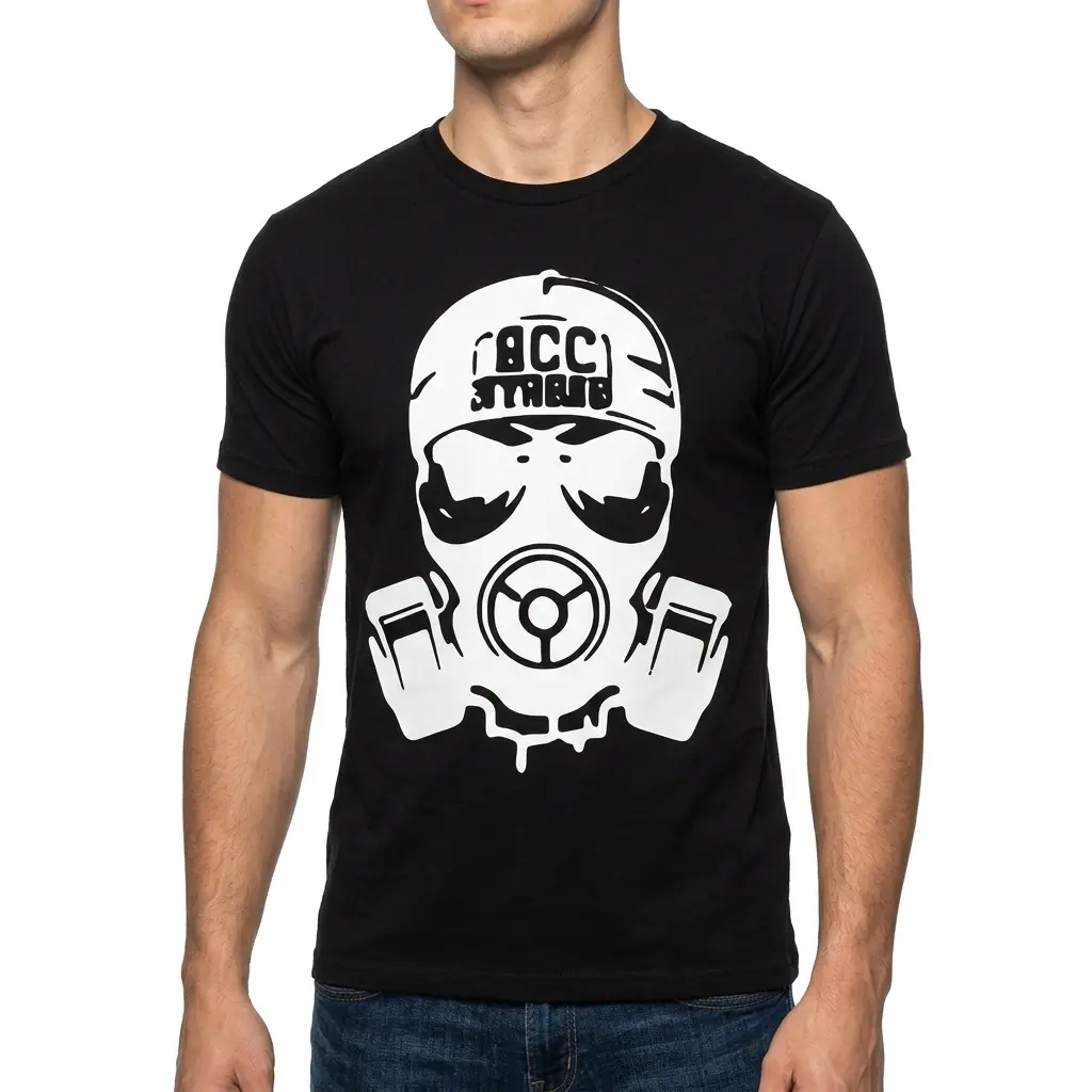 Skull Gas Mask Graphic T-Shirt 5 skull gas mask graphic t shirt 4.jpg
