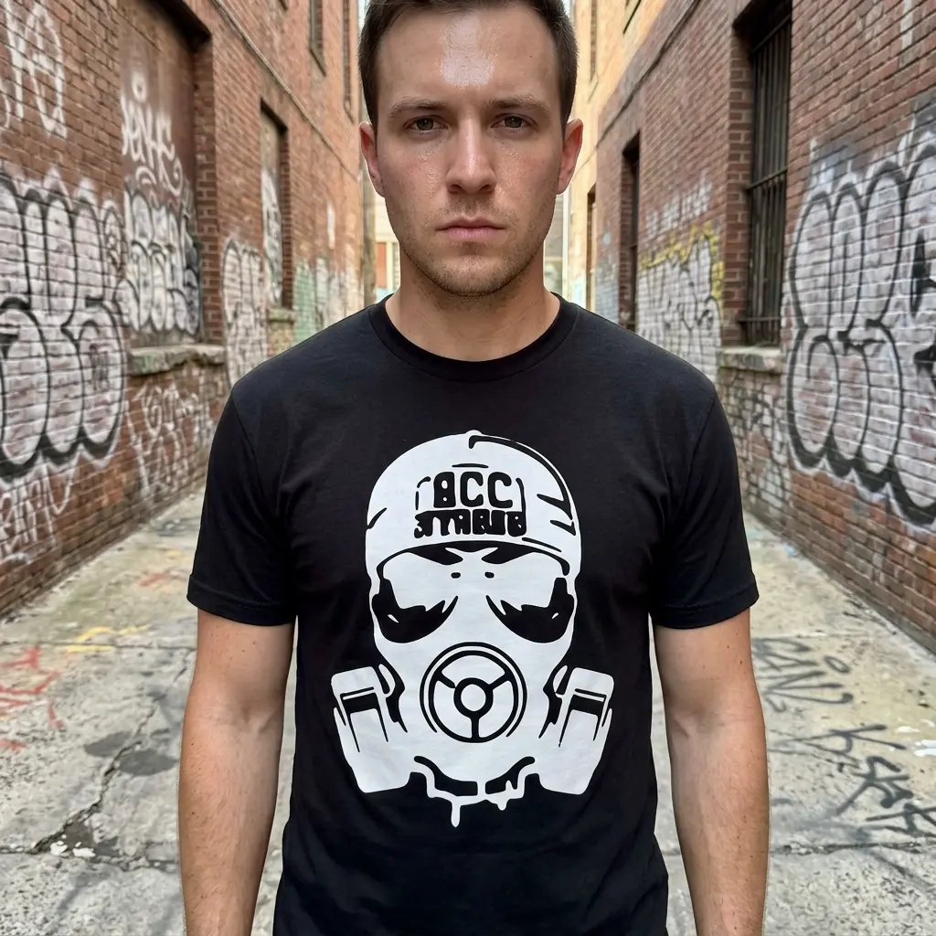 Skull Gas Mask Graphic T-Shirt 6 skull gas mask graphic t shirt 5.jpg