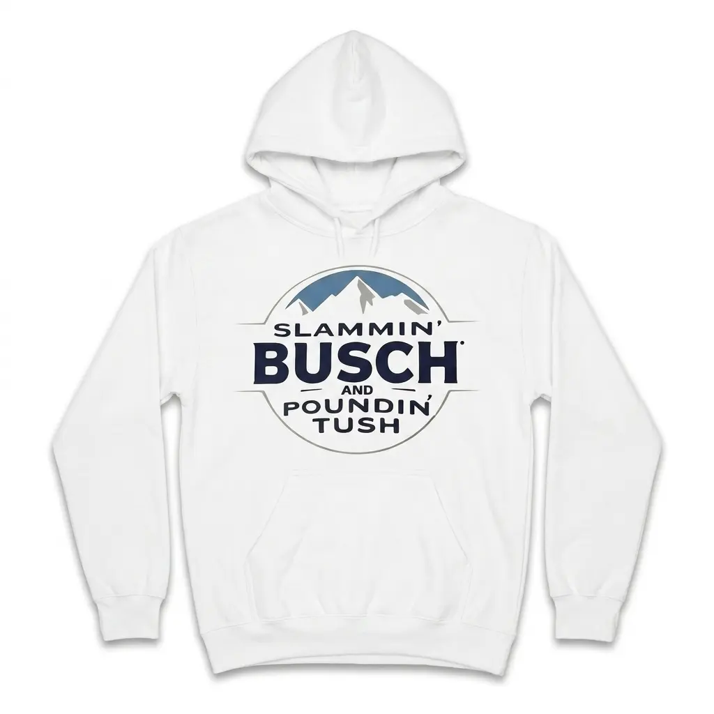 Slammin' Busch Parody Beer Graphic T-Shirt 2 slammin busch parody beer graphic t shirt 1.jpg