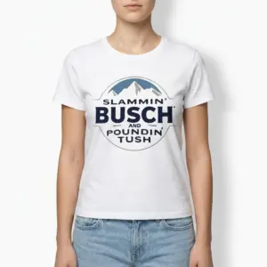 Slammin' Busch Parody Beer Graphic T-Shirt 9 slammin busch parody beer graphic t shirt 3.jpg