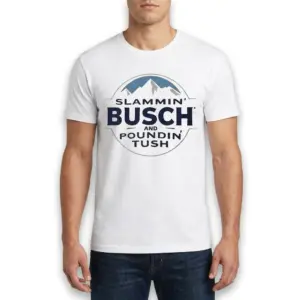 Slammin' Busch Parody Beer Graphic T-Shirt 10 slammin busch parody beer graphic t shirt 4.jpg