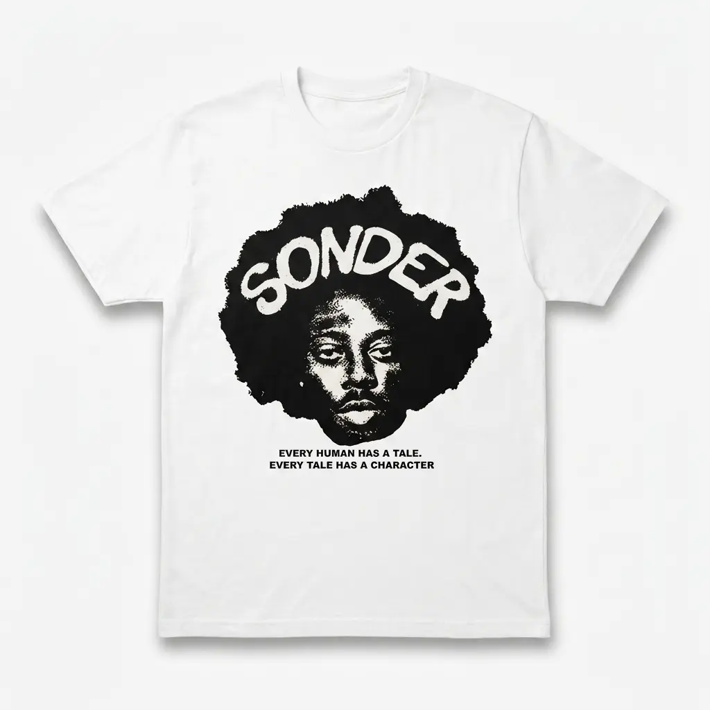 Sonder Afro Portrait Graphic T-Shirt 1 sonder afro portrait graphic t shirt.jpg