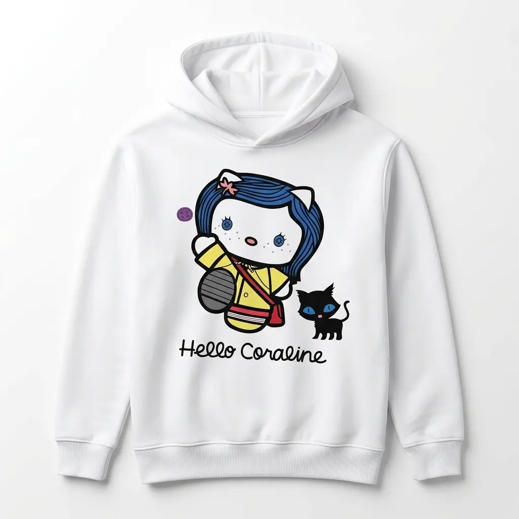 Spooky Cute Hello Coraline Mashup T-Shirt 2 spooky cute hello coraline mashup t shirt 1.jpg