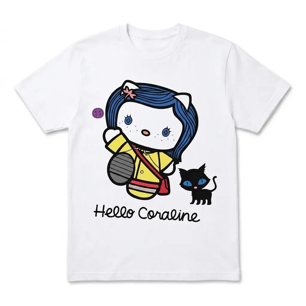 Spooky Cute Hello Coraline Mashup T-Shirt 1 spooky cute hello coraline mashup t shirt.jpg