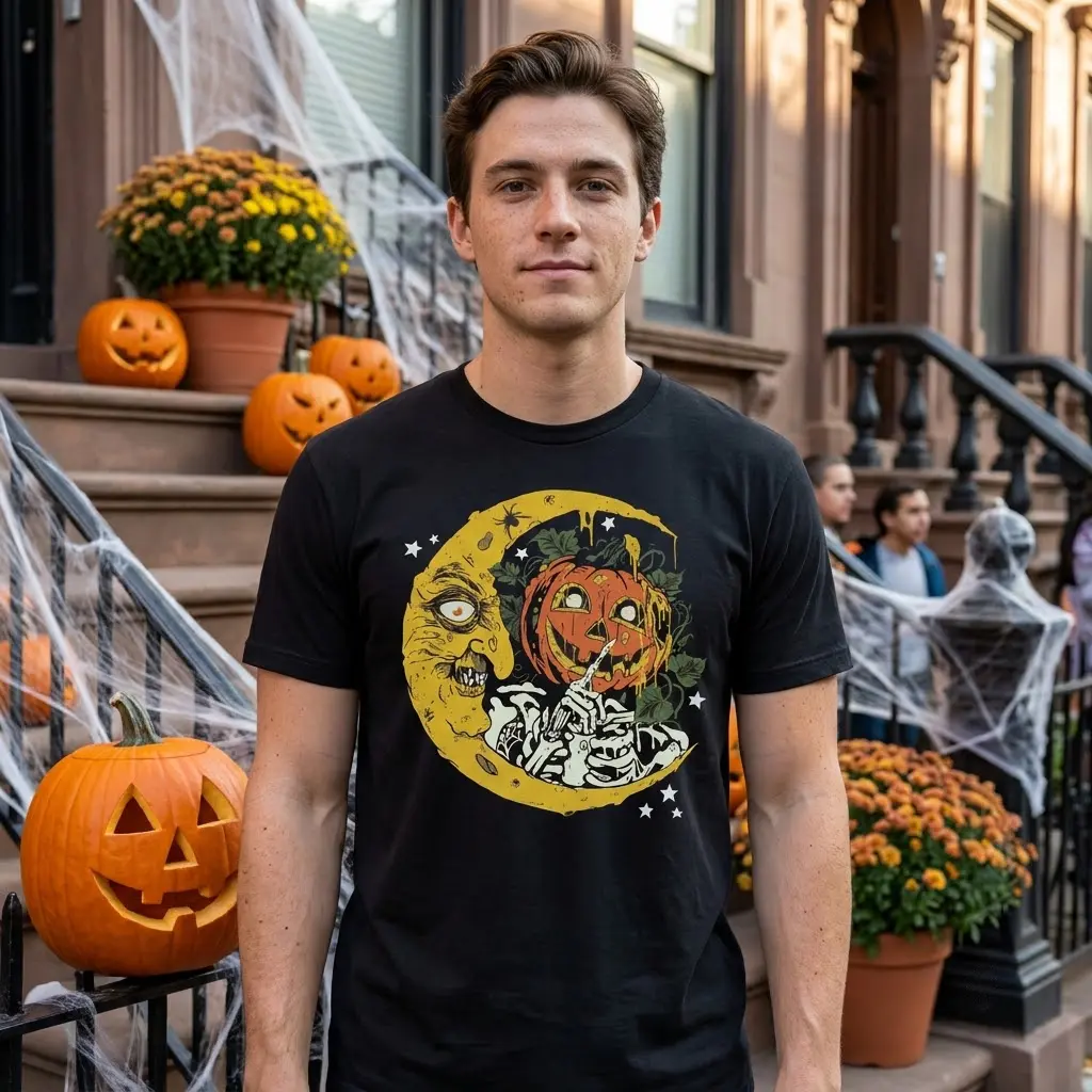 spooky moon and pumpkin skeleton tee 4.jpg