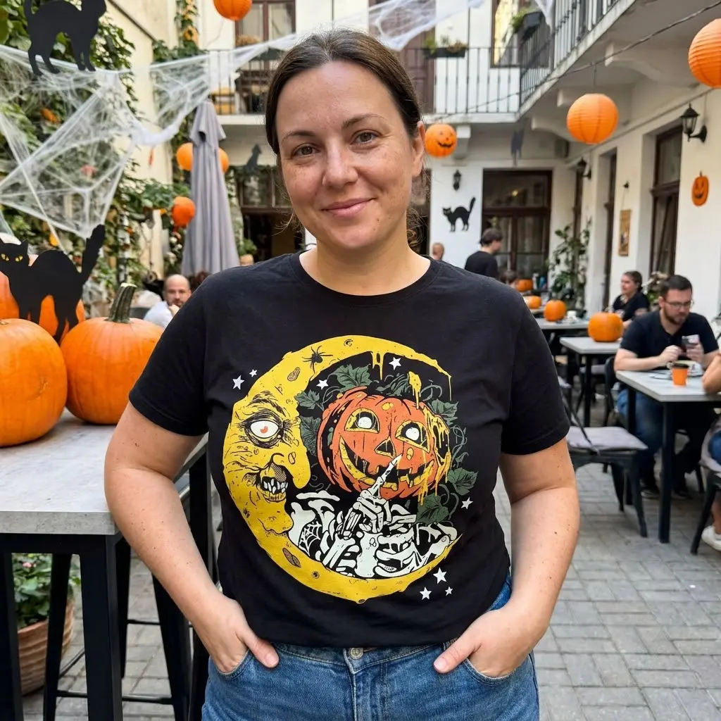 spooky moon and pumpkin skeleton tee 5.jpg