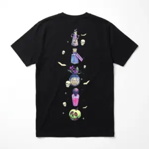 spooky potion bottles poison apple t shirt.jpg