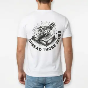 Spread Those Pages Skeleton Reader T-Shirt 10 spread those pages skeleton reader t shirt 4.jpg