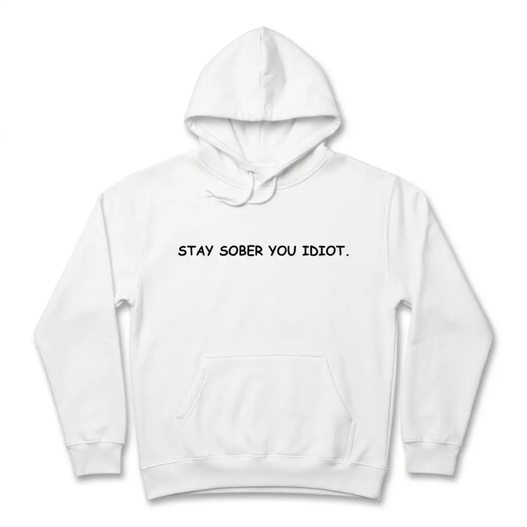 Stay Sober Funny Sobriety Typography T-Shirt 2 stay sober funny sobriety typography t shirt 1.jpg