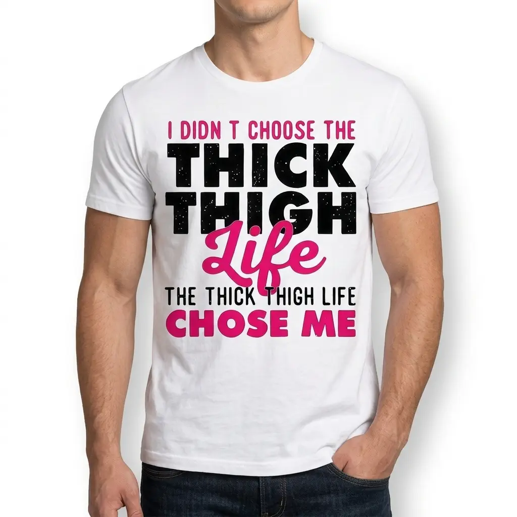 Thick Thigh Life Funny Graphic T-Shirt 5 thick thigh life funny graphic t shirt 4.jpg