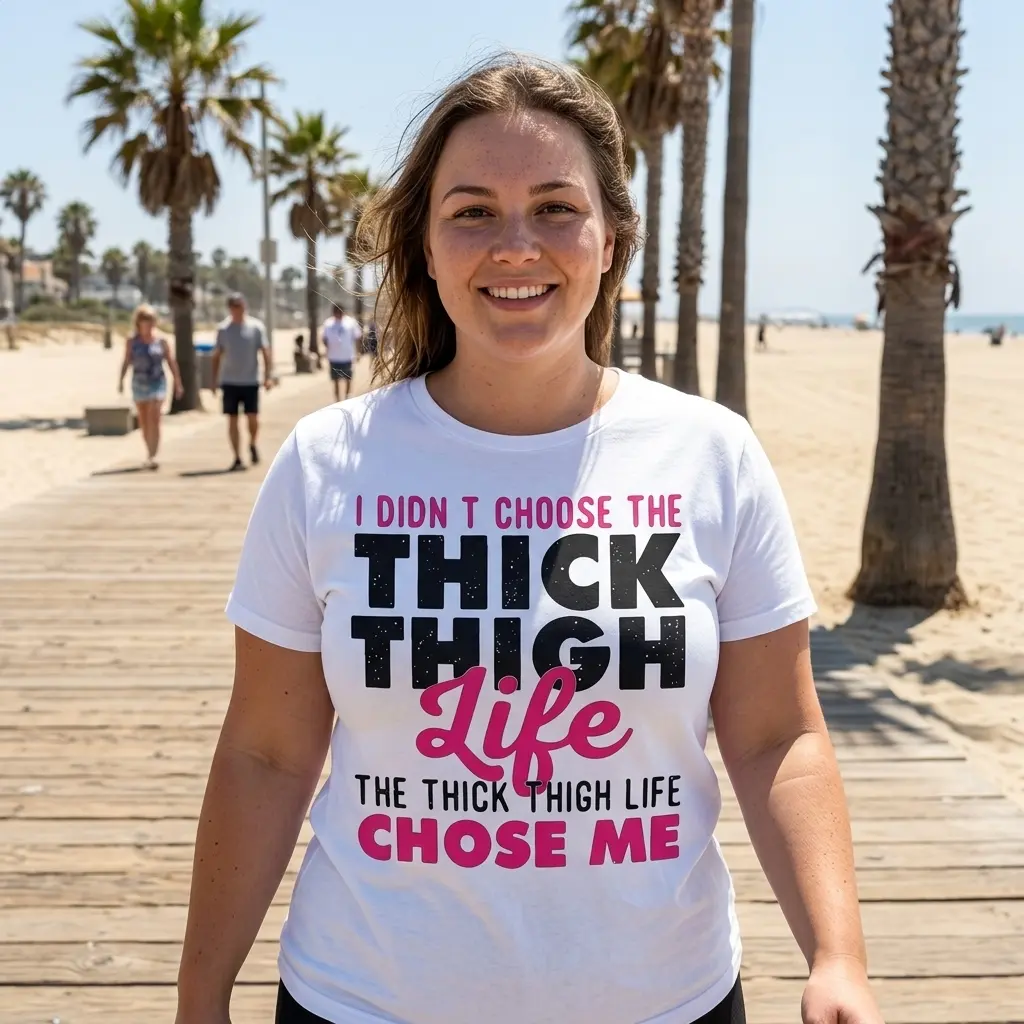 Thick Thigh Life Funny Graphic T-Shirt 6 thick thigh life funny graphic t shirt 5.jpg