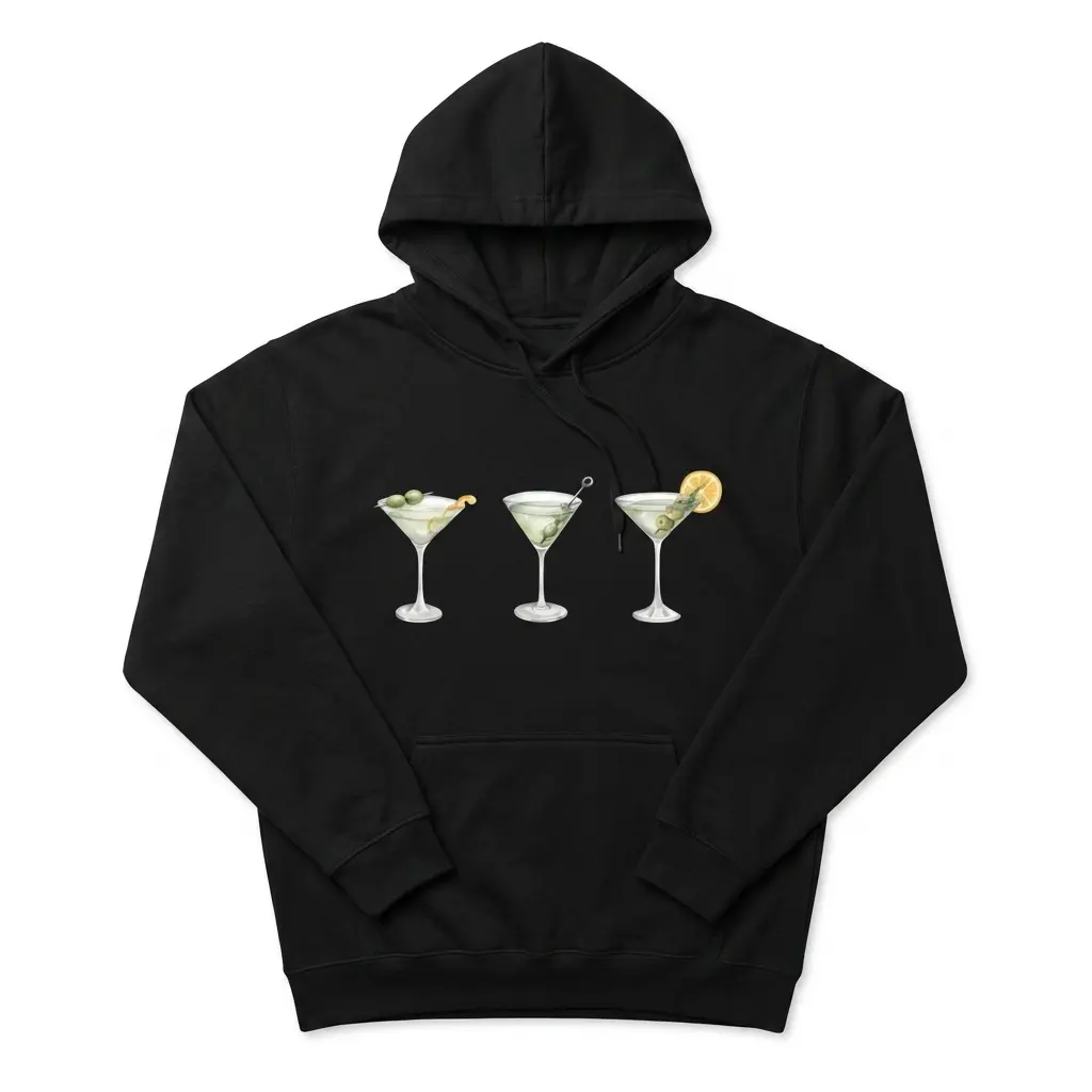 Three Martini Glasses T-Shirt 2 three martini glasses t shirt 1.jpg