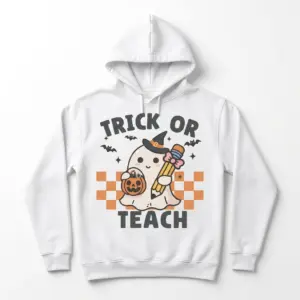 Trick or Teach Cute Ghost Teacher T-Shirt 7 trick or teach cute ghost teacher t shirt 1.jpg