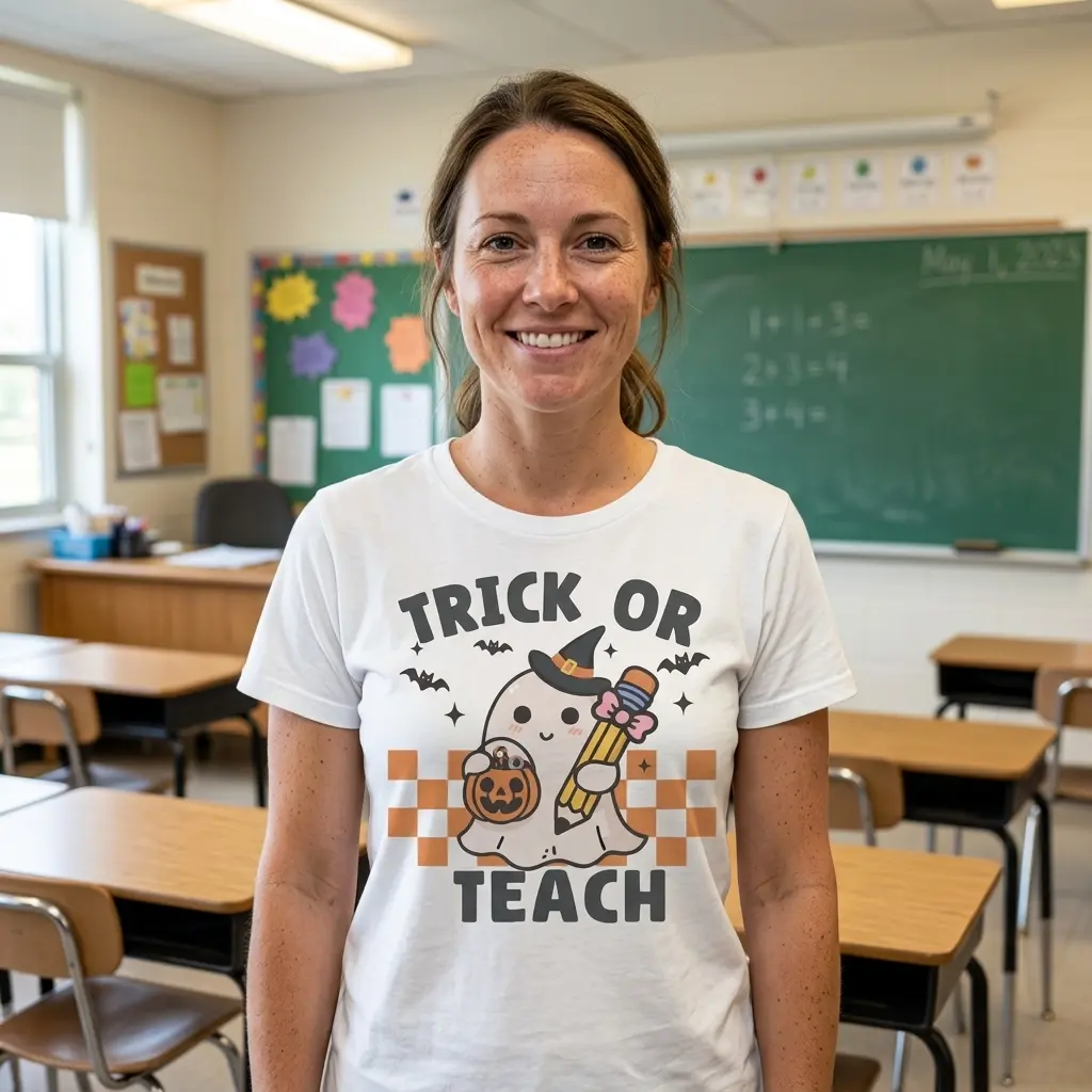 trick or teach cute ghost teacher t shirt 5.jpg