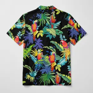 Tropical Parrot Black Hawaiian Shirt 7 tropical parrot black hawaiian shirt 1.jpg