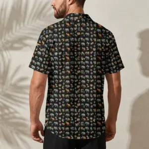 Tropical Parrot Black Hawaiian Shirt 9 tropical parrot black hawaiian shirt 3.jpg