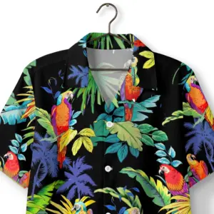 Tropical Parrot Black Hawaiian Shirt 11 tropical parrot black hawaiian shirt 5.jpg