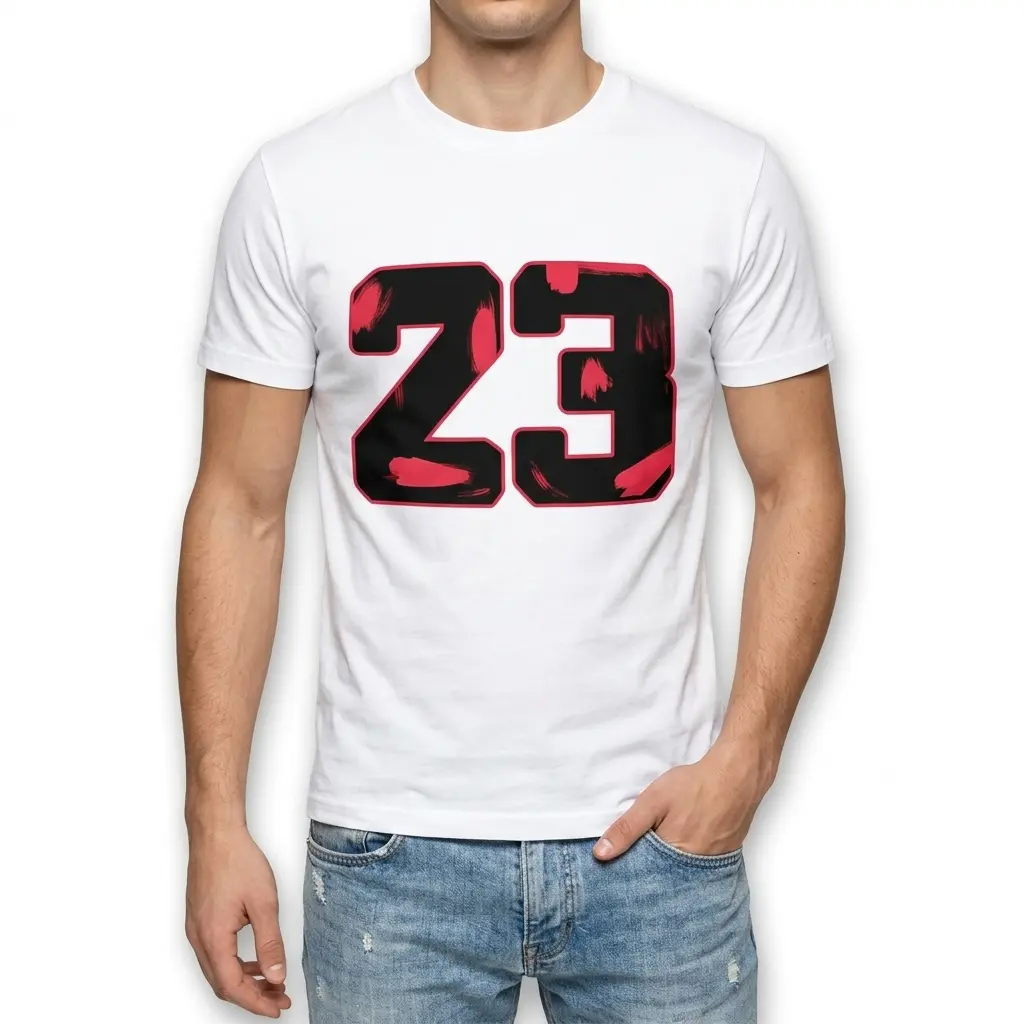 Vintage Number 23 Streetwear T-Shirt 3 vintage number 23 streetwear t shirt 2.jpg