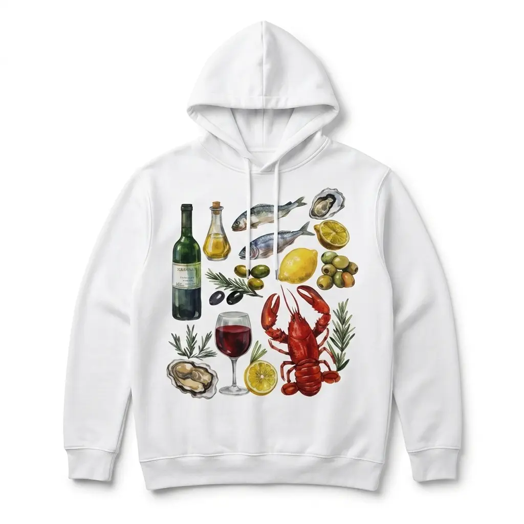 watercolor seafood and wine t shirt 1.jpg