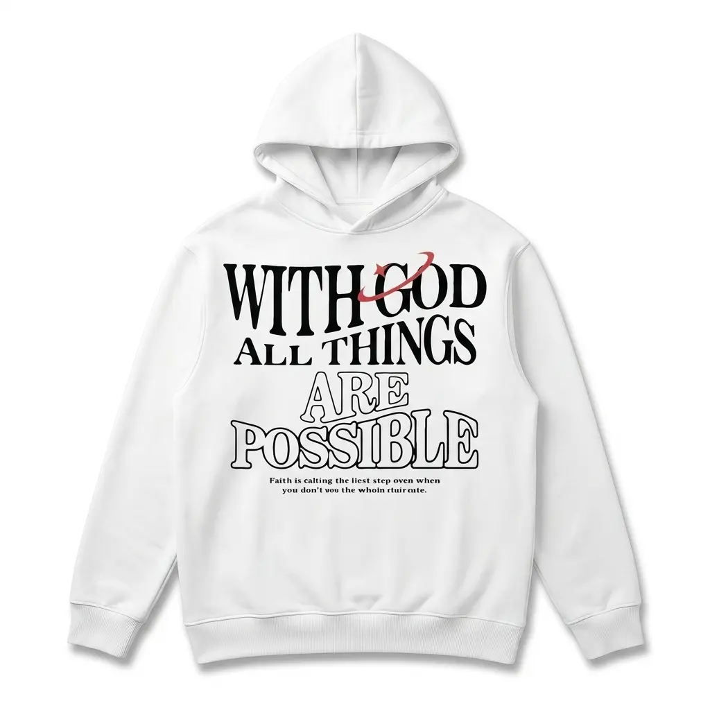 With God All Things Are Possible T-Shirt 2 with god all things are possible t shirt 1.jpg