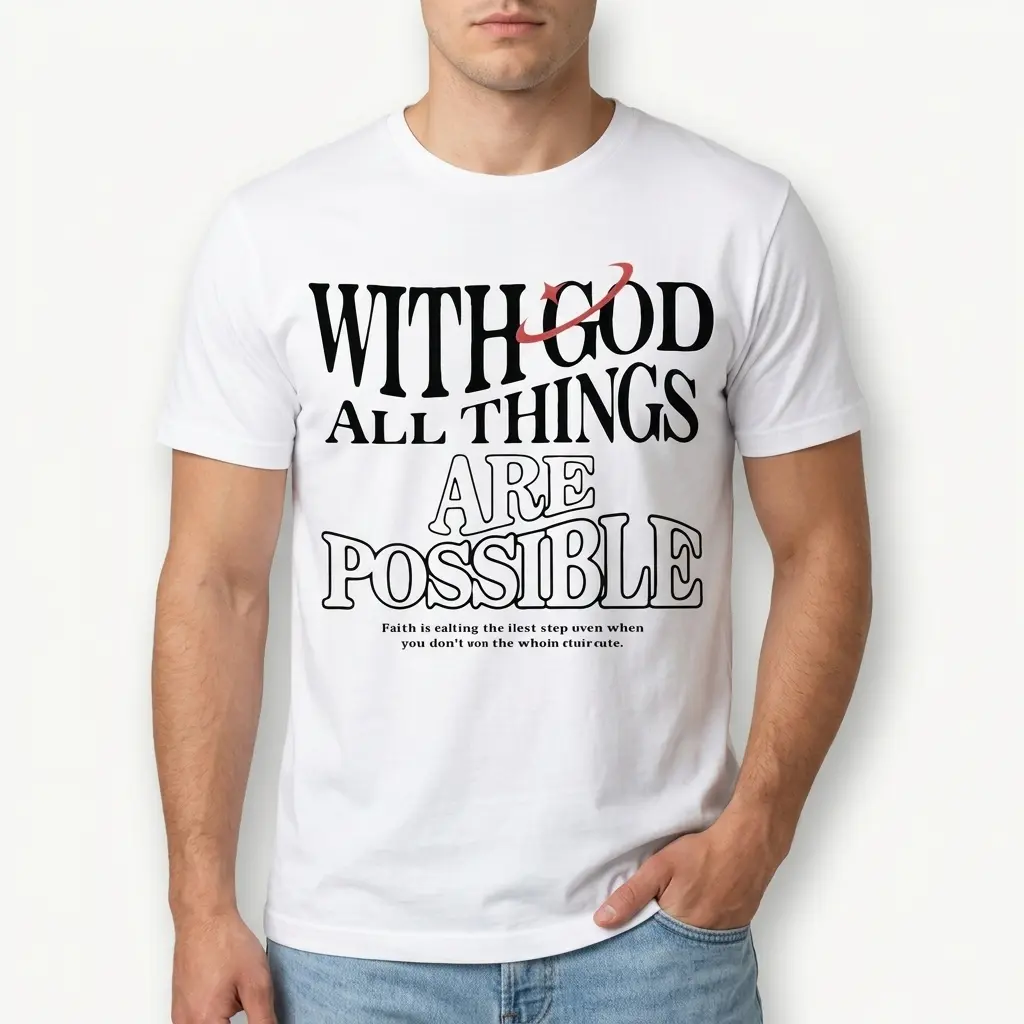 With God All Things Are Possible T-Shirt 3 with god all things are possible t shirt 2.jpg